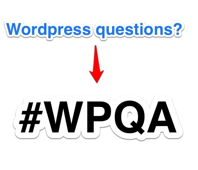 #WPQA on Twitter: An Effort to Do Some Good